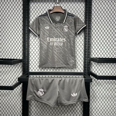kit Camisa Infantil Real Madrid III 2024/2025 Uniforme 3