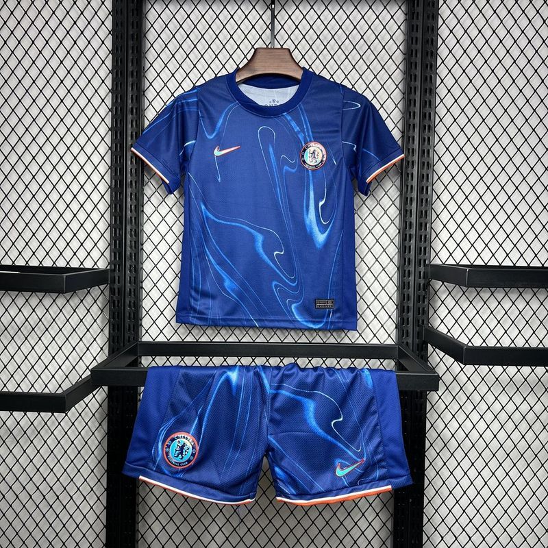 kit Camisa Infantil Chelsea 2024/25 Home