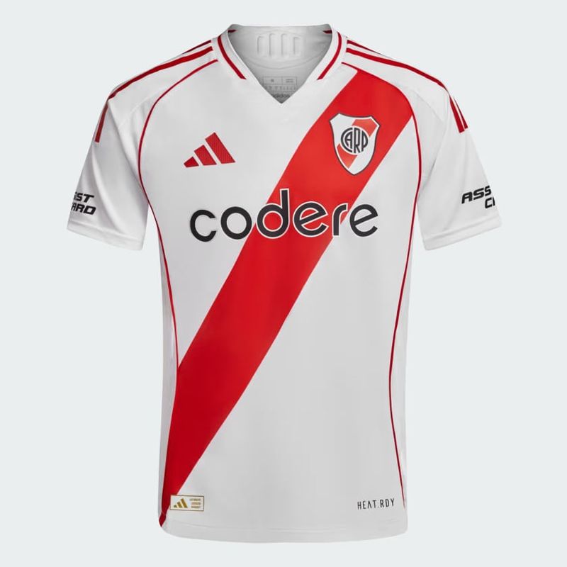Camisa River Plate  2024/2025  Adidas Uniforme 1