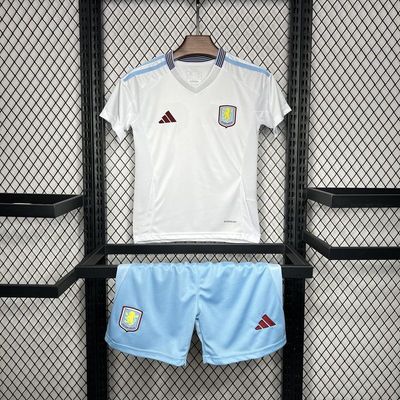 Kit Infantil Aston Villa 2024/2025 Camisa + Short