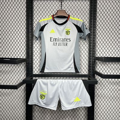Kit Infantil Benfica Away 2024/2025 Camisa + Short