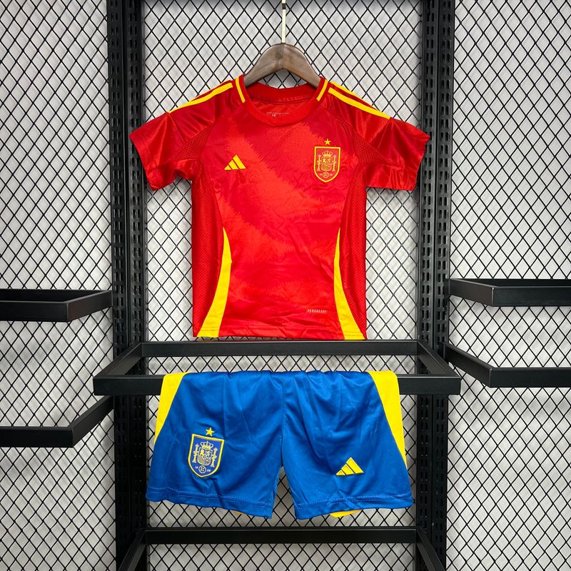 Kit Camisa  Infantil Espanha Home 2024/2025 + Short
