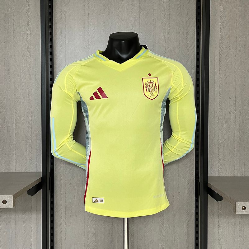 Camisa Seleção Espanha 2024/25 Manga Longa Jogador