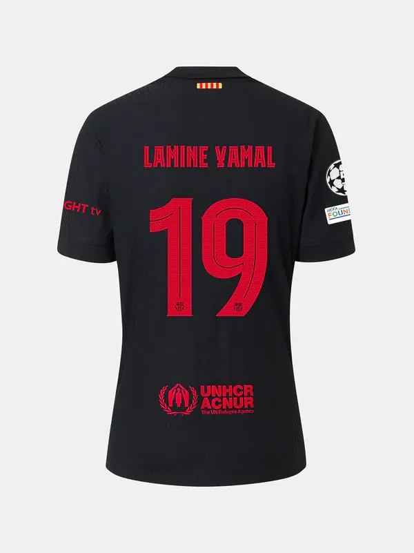 Camisa  Barcelona 2024/2025 Torcedor Patch Champions League Lamine Yamal