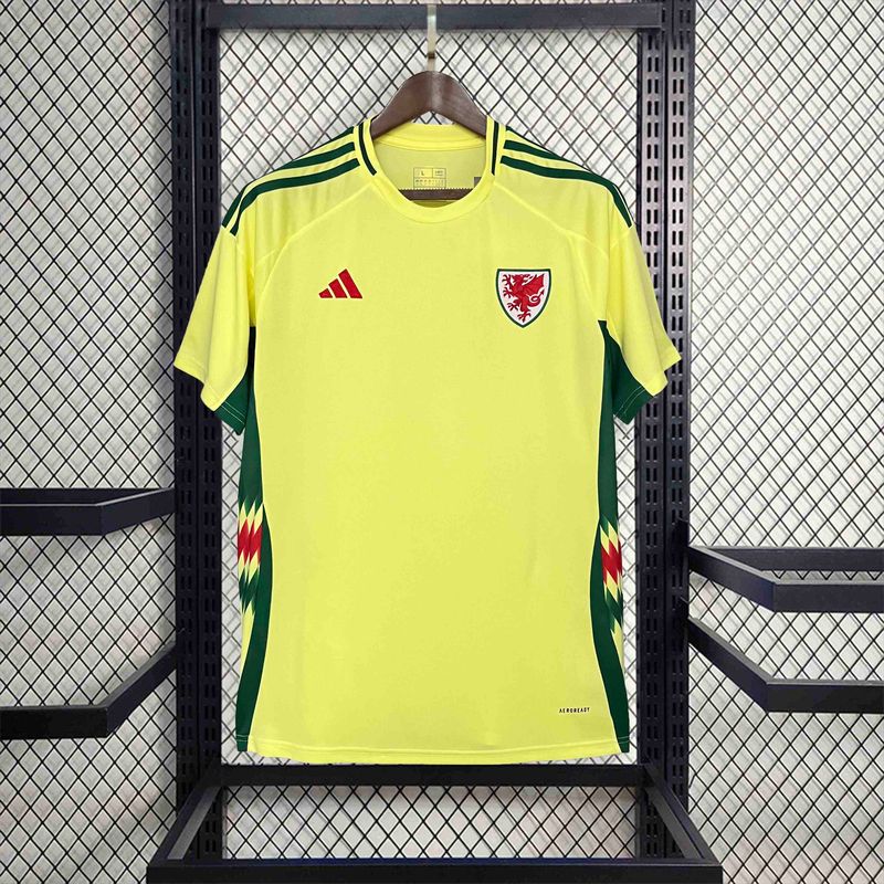 Camisa País de Gales 2024-2025 Adidas Torcedor