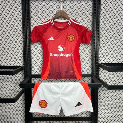 kit Camisa Infantil Manchester United 2024/2025 Home