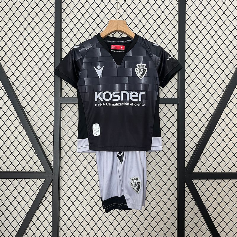 kit Camisa Infantil  Osasuna 2024/2025 Uniforme 3