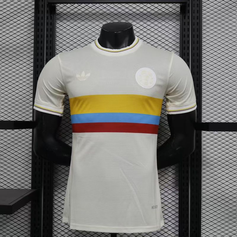Camisa Seleção Colômbia centenária Edição Especial 2024/25  Versão Jogador