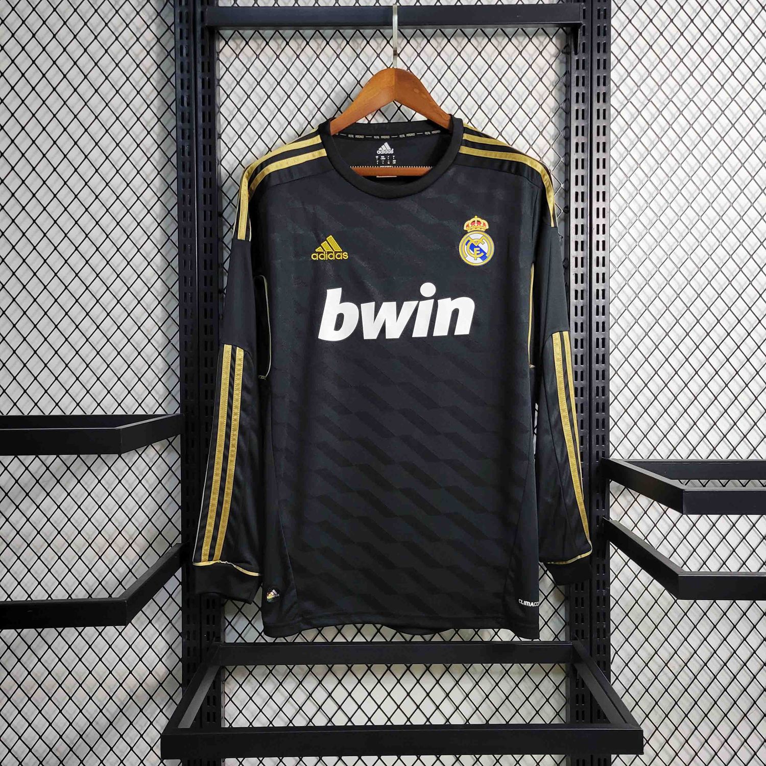 Camisa Real Madrid Away 2011/2012 Manga Longa