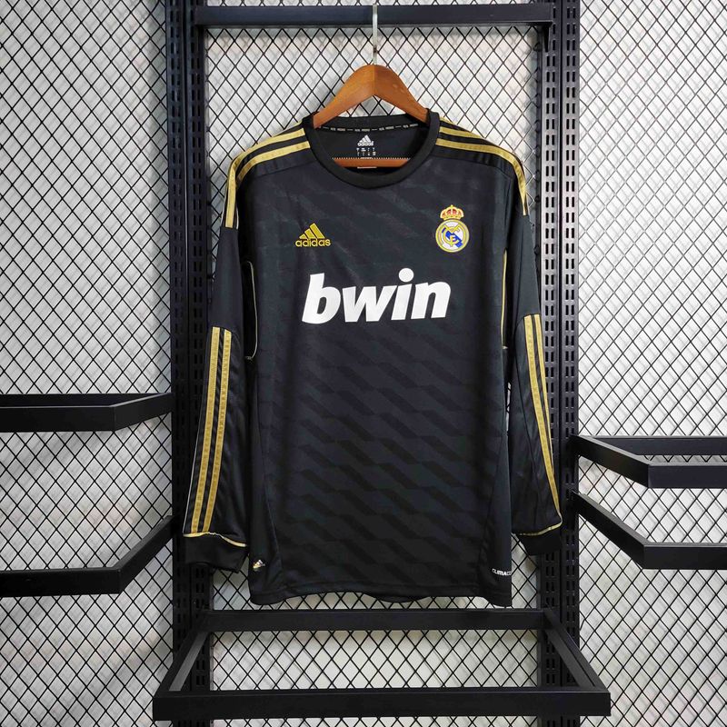 Camisa Real Madrid Away 2011/2012 Manga Longa