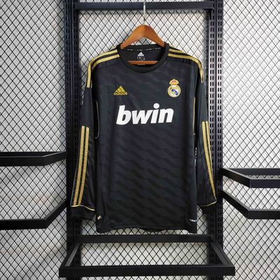 Camisa Real Madrid Away 2011/2012 Manga Longa
