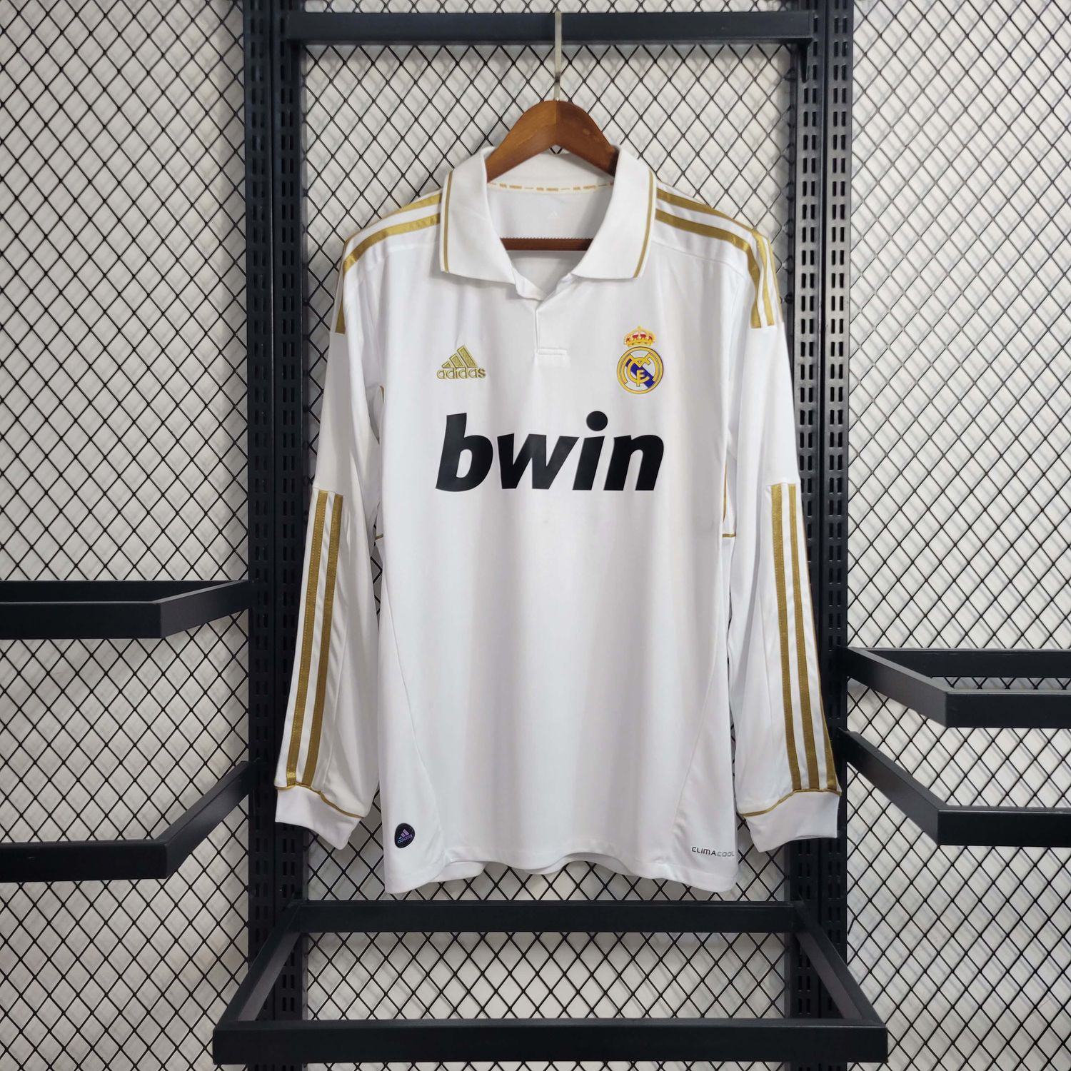 Camisa Real Madrid Away 2011/2012 Manga Longa