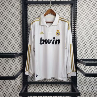 Camisa Real Madrid Away 2011/2012 Manga Longa