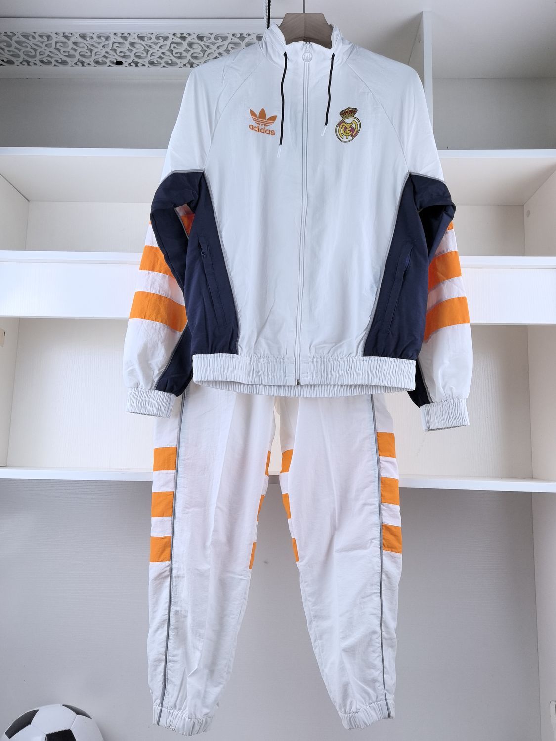 Kit Agasalho Real Madrid  Branco 2024/2025