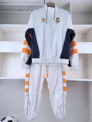 Kit Agasalho Real Madrid  Branco 2024/2025