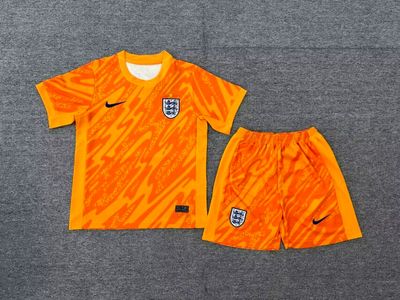 kit Camisa Inglaterra 2024/2025 Goleiro Infantil