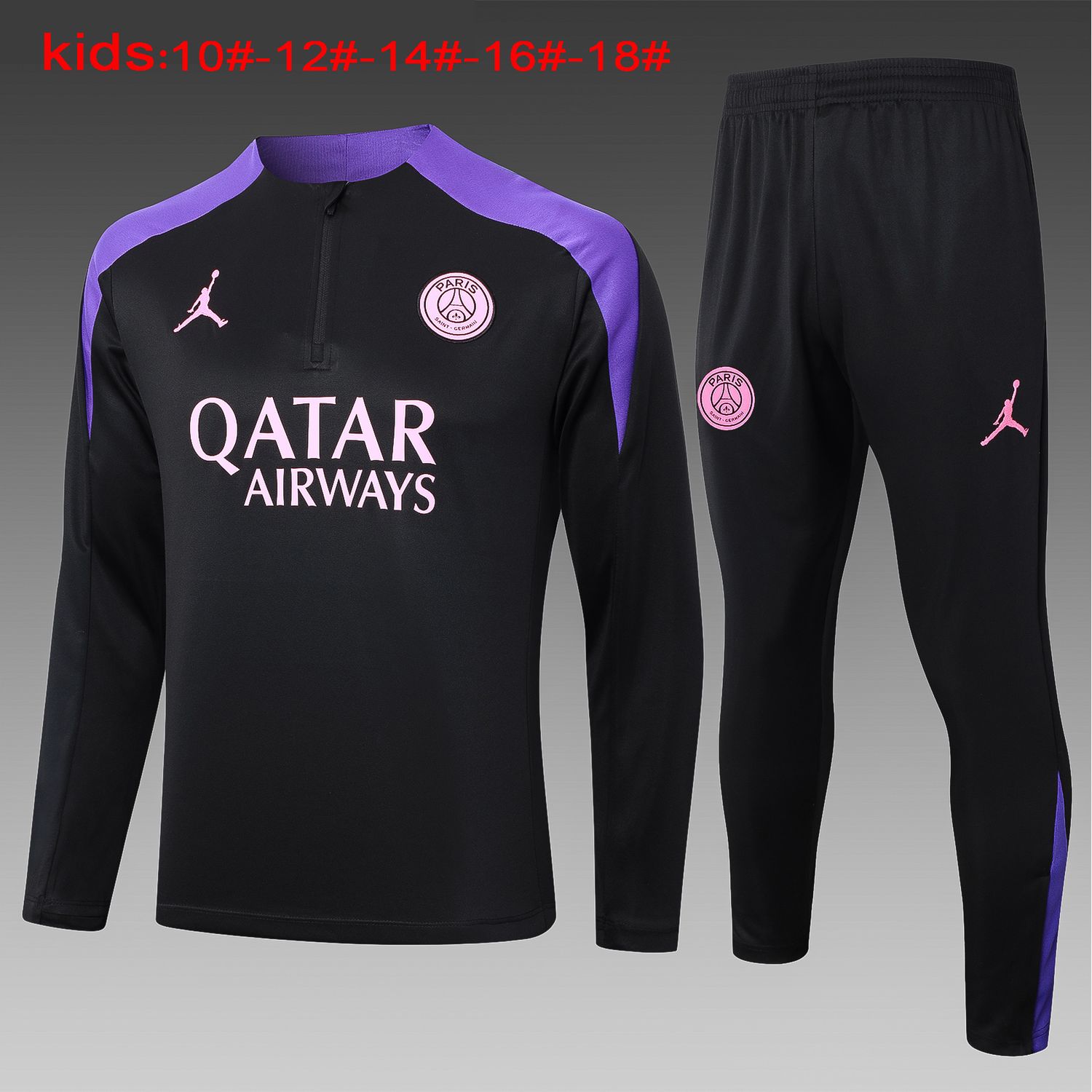 Kit Agasalho Treino Infantil PSG 2024/2025