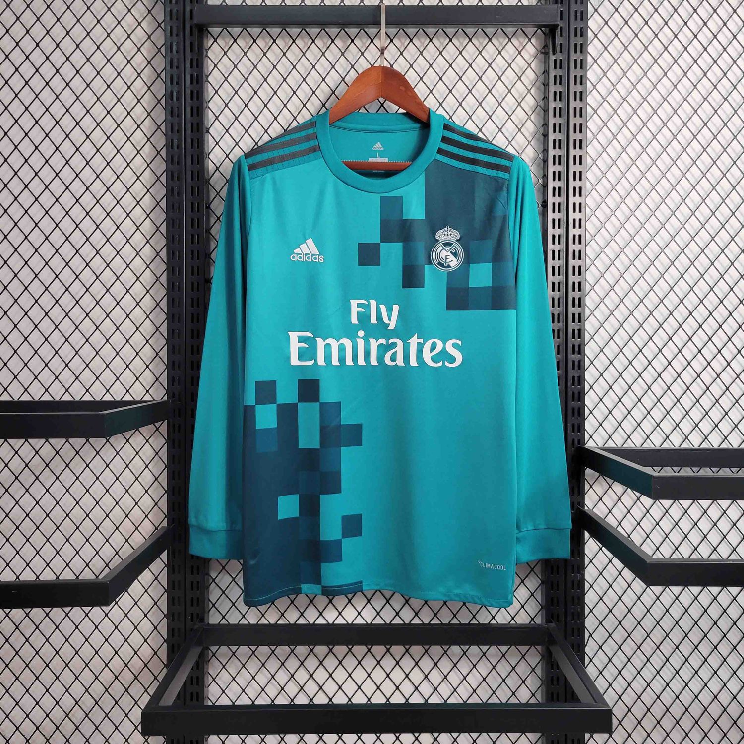 Camisa Real Madrid 2017/2018 Manga  Longa