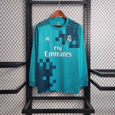 Camisa Real Madrid 2017/2018 Manga  Longa
