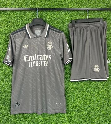 Conjunto Camisa + Short Real Madrid III 2024/2025  Torcedor