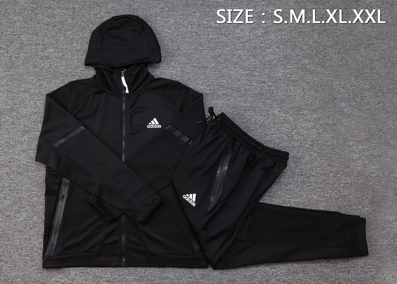 Kit Agasalho Adidas Preto