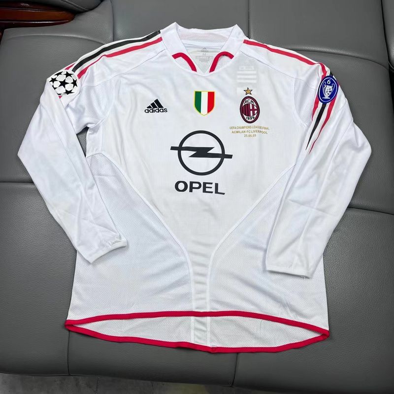 Camisa Milan 2004-2005  Manga Longa