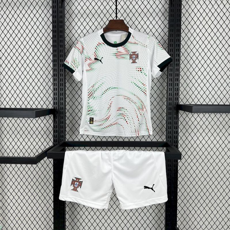 kit Camisa Seleção Portugal Away 2025-2026 Infantil