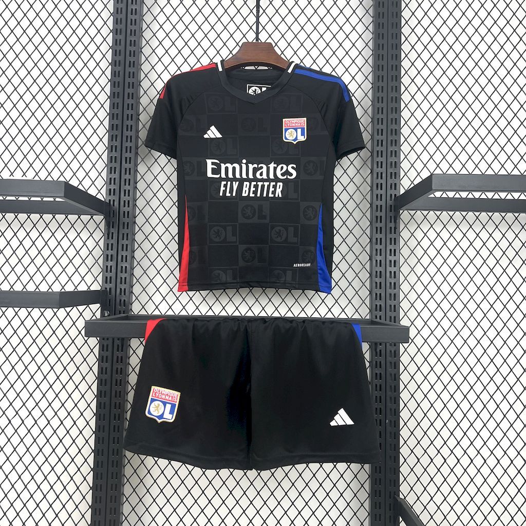 Kit Camisa Infantil Olympique Lyon 2024-2025 Away