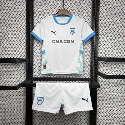 Kit Camisa  Infantil Olympique de Marseille 2024/2025 + Short