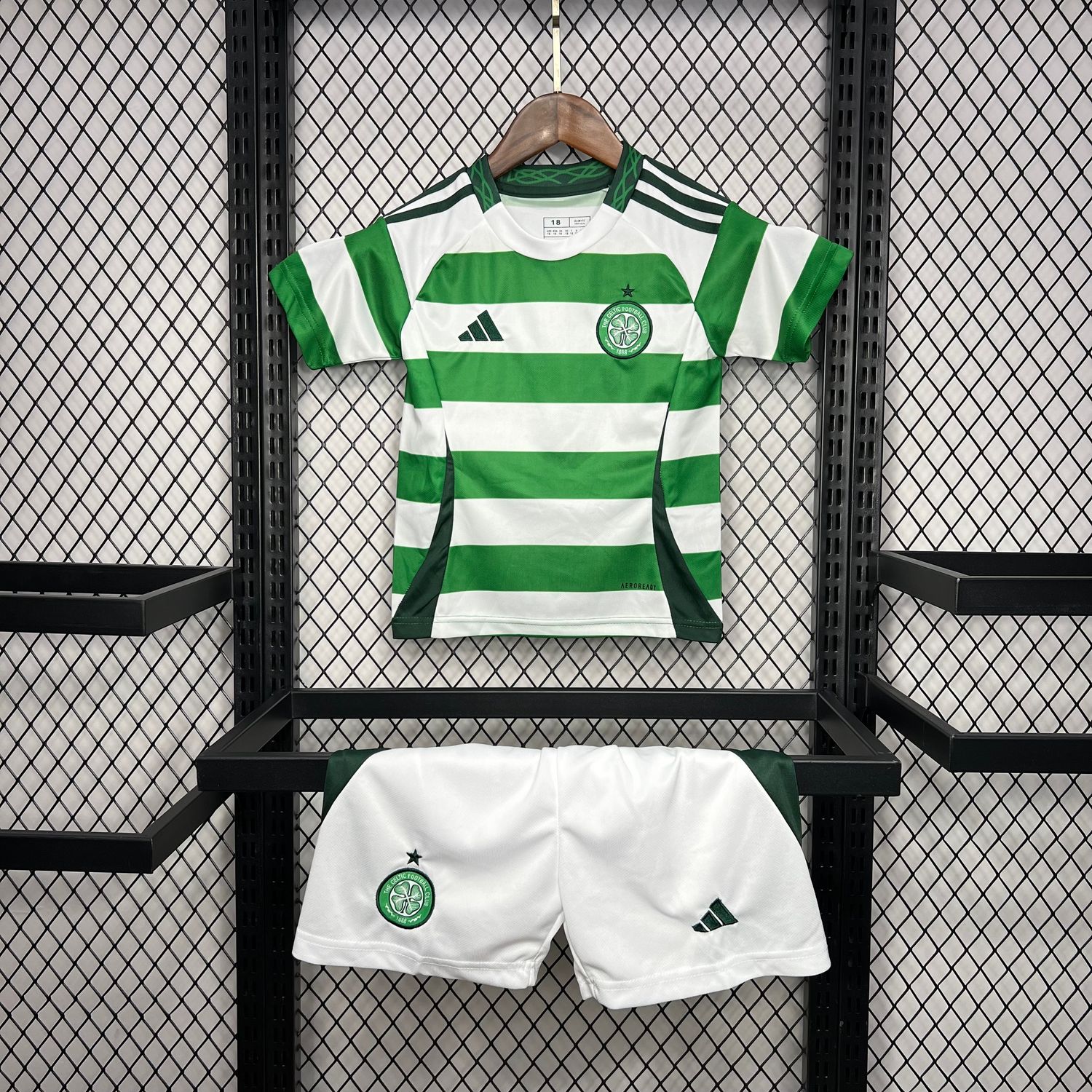 kit Camisa Infantil Celtic Home  2024/2025