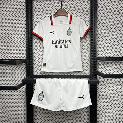 Kit Infantil AC Milan Away 2024/2025 Camisa + Short