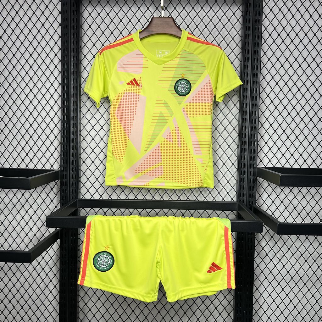 kit Camisa Infantil Celtic 2024/2025 Goleiro