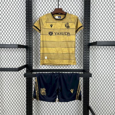 Kit Infantil Real Sociedad  Away 2024/2025 Camisa + Short