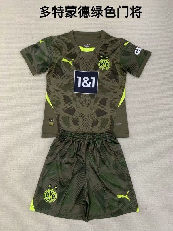 Kit Camisa Infantil Borussia Dortmund 2024/2025 Goleiro