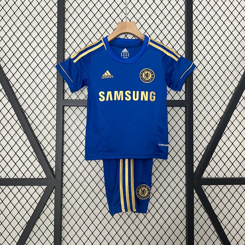 kit Camisa Kids Retro Chelsea 12/13 Home