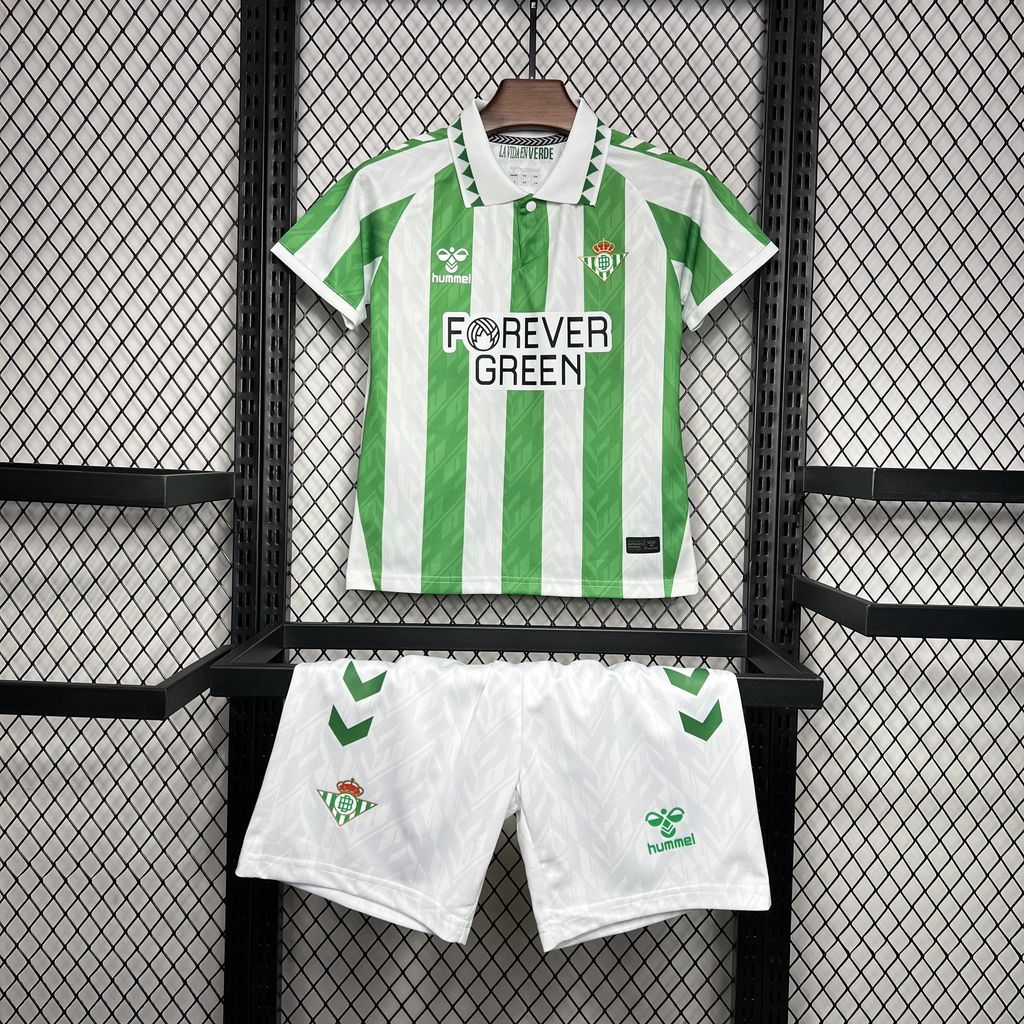 kit Camisa  Real Betis infantil 2024-2025  home