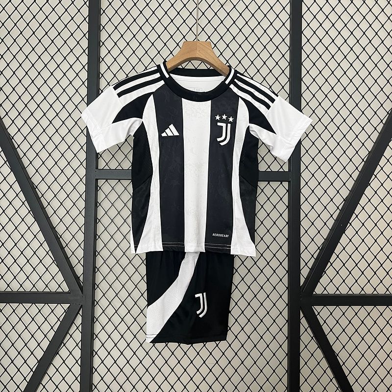 Kit Infantil Juventus I 2024/2025 Camisa + Short