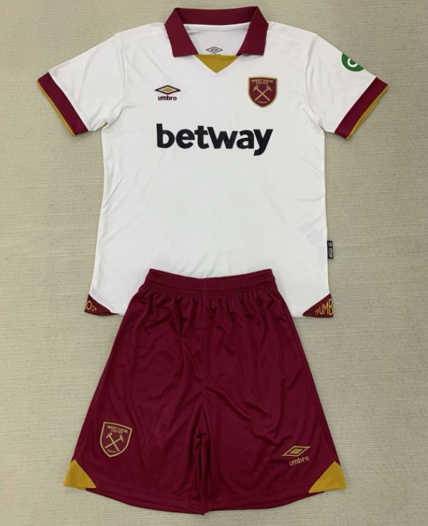 Kit Camisa Infantil West Ham  2024/2025 + Short