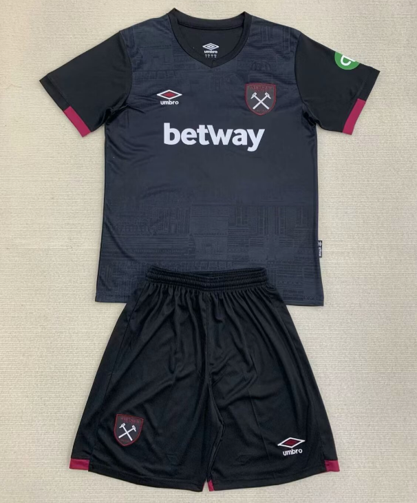 Kit Camisa Infantil West Ham  2024/2025 + Short