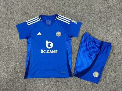 Kit Camisa Infantil Leicester City 2024/2025