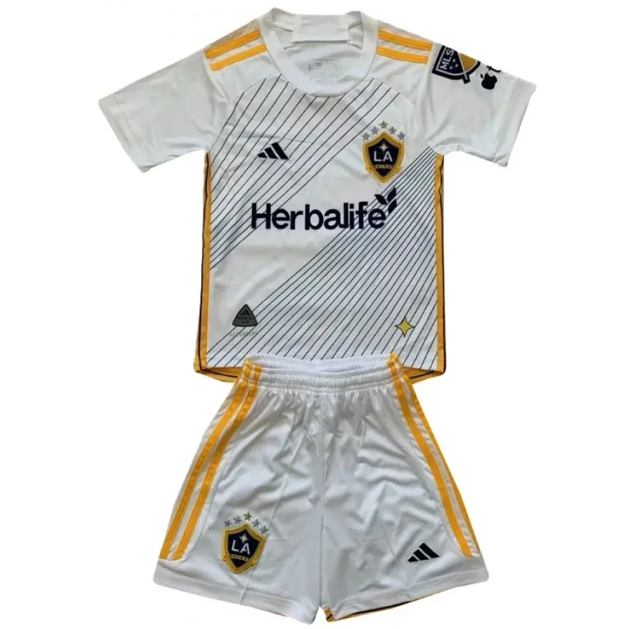 Kit Infantil Los Angeles Galaxy 2024/2025 Camisa + Short