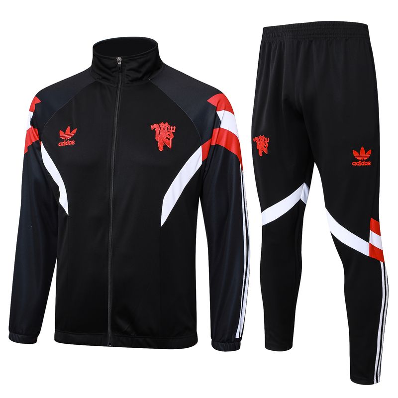 Kit Agasalho Adidas -Manchester United 2024/2025 Zíper Longo