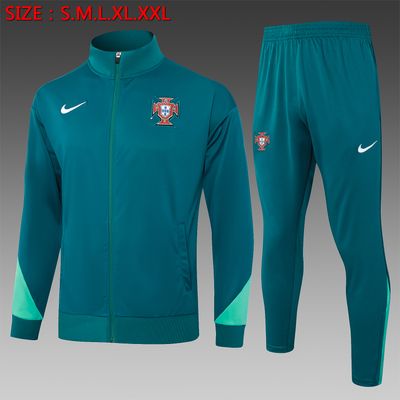 Kit Agasalho Nike Portugal 2024/2025 com Zíper Longo