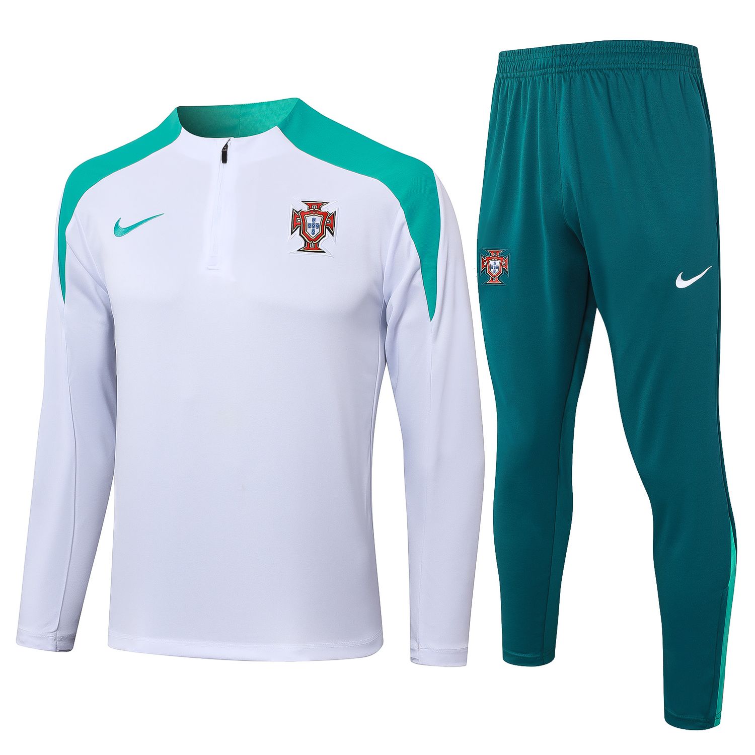 Kit Agasalho Nike Portugal 2024/2025 Meio Zíper