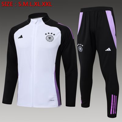 Kit Agasalho Adidas Alemanha 2024/2025 Branco