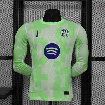 Camisa Barcelona 2024/25 Manga Longa Jogador