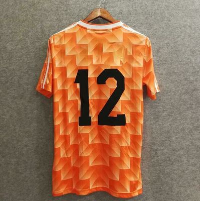 Camisa Holanda Retrô 1988 - Nº 12  Van Basten