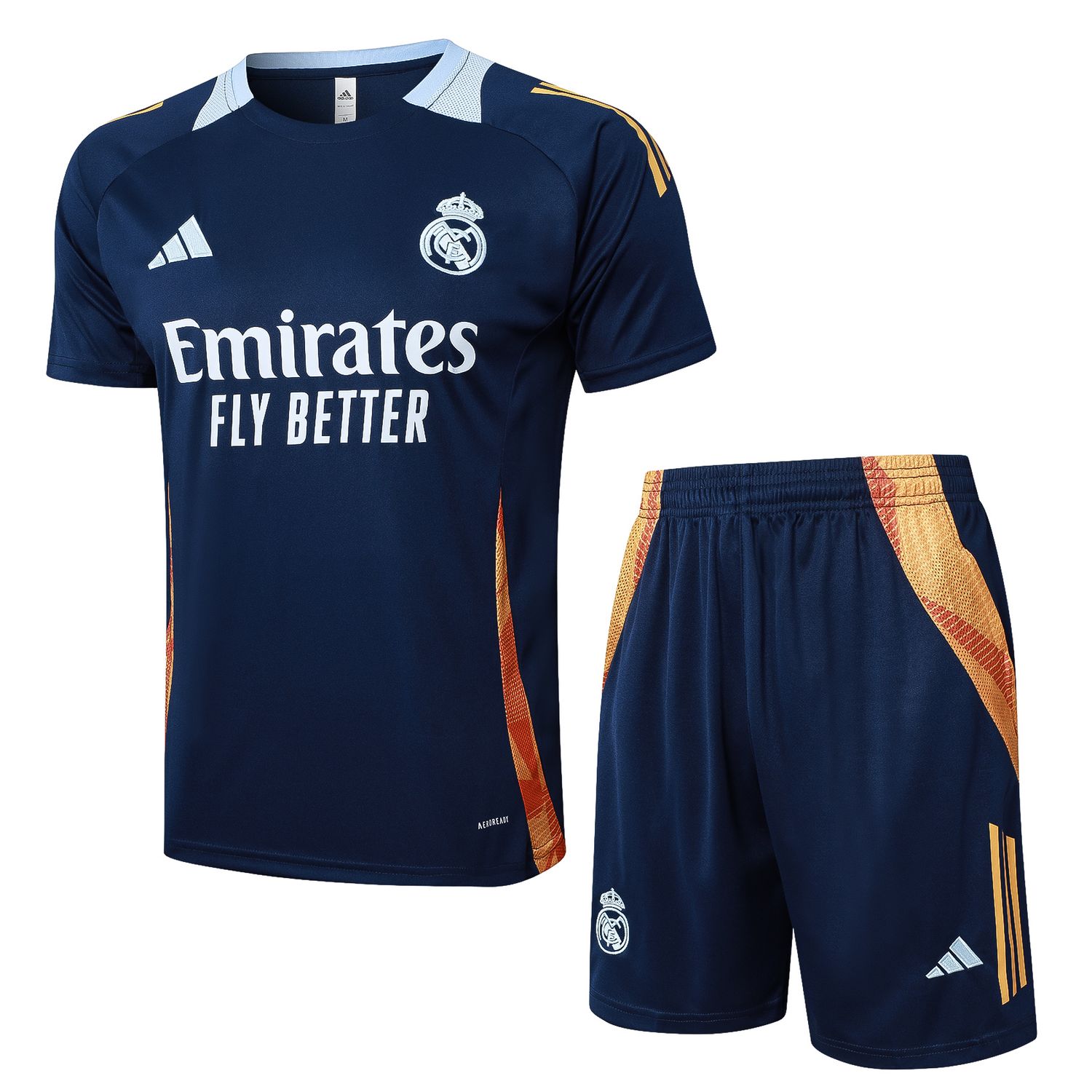 Kit Treino Real Madrid 2024/2025 Camisa + Calção