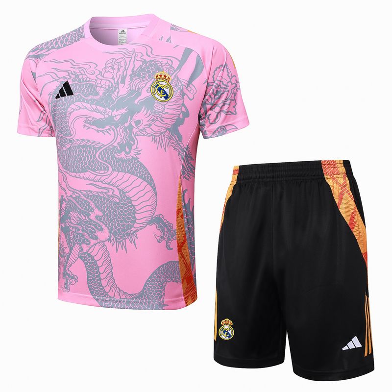 Kit Treino Real Madrid 2024/2025 Camisa + Calção