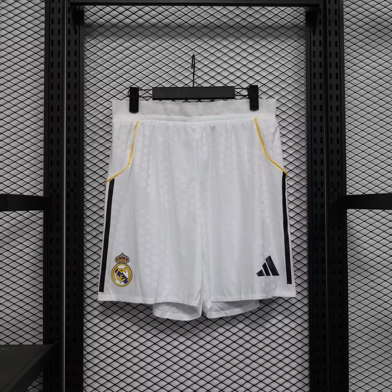 Calção 1 do Real Madrid 2025/26 adidas - Masculino Versão Jogador